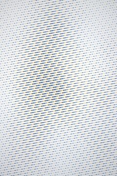 Blue and beige striped fabric pattern