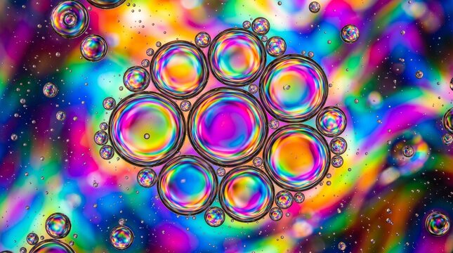 rainbow bubbles colorful bubble iridescent bubble shiny bubble multicolored bubble prismatic bubble holographic bubble glittering bubble spectrum bubble bubble cluster