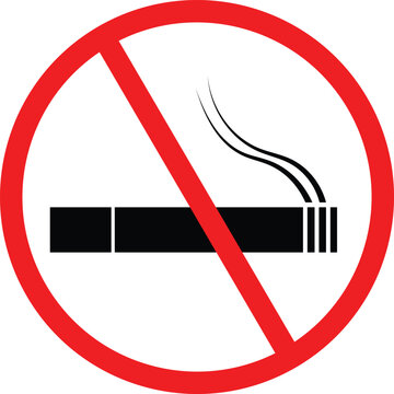 no smoking sign without the cigarette No Smoking Symbol