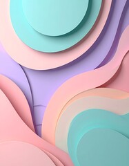 Colorful abstract shapes background design.