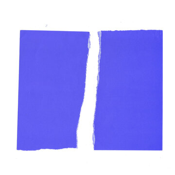 Torn blue paper background texture