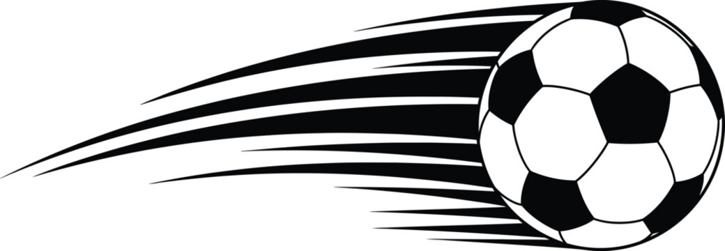 Dynamic football 2026 illustration speed and motion in soccer design