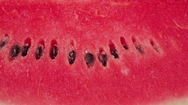 Close-up of a sliced ​​watermelon.