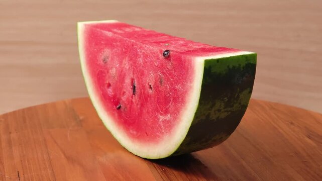 Close-up of a sliced ​​watermelon.