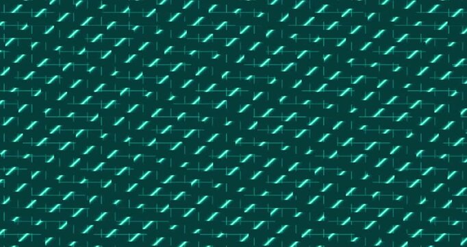 Abstract background with a pattern of diagonal glowing red light lines, seamless looping motion graphics, digital grid technology backdrop.
