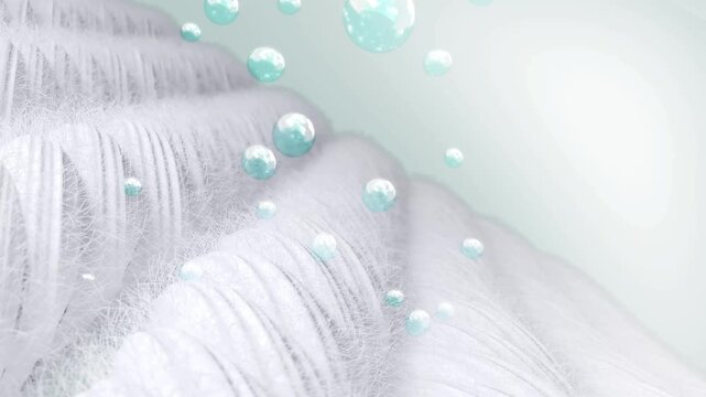 Helps remove stubborn dirt embedded in fabric fibers. 3D visualization.