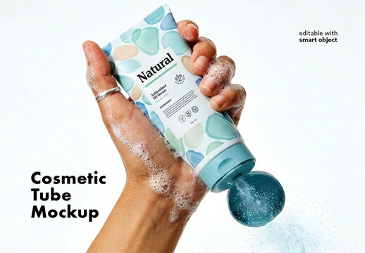 Cosmetic Tube Mockup