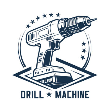 Stunning Bold Stroke Drill Machine Premium Digital Asset