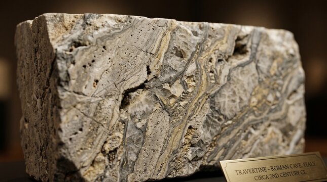 travertine roman cave italy rock stone geology fossil mineral natural cave ancient 2nd century ce travertine rock italian geology cave formations rock formations mineral specimen