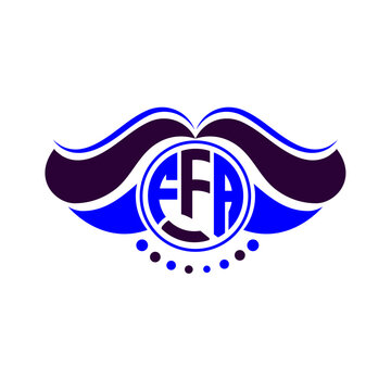 FFA letter logo creative design. FFA unique design