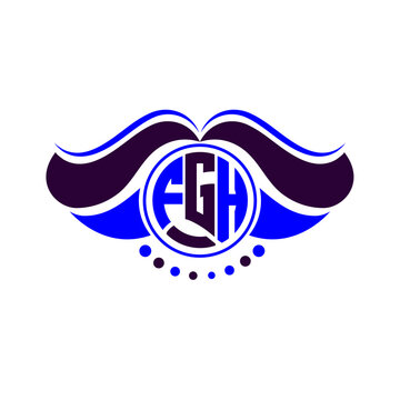 FGH letter logo creative design. FGH unique design