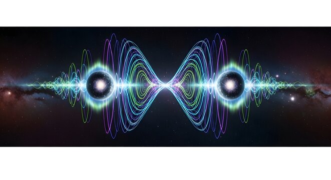 Quantum Entanglement Visualization in Space