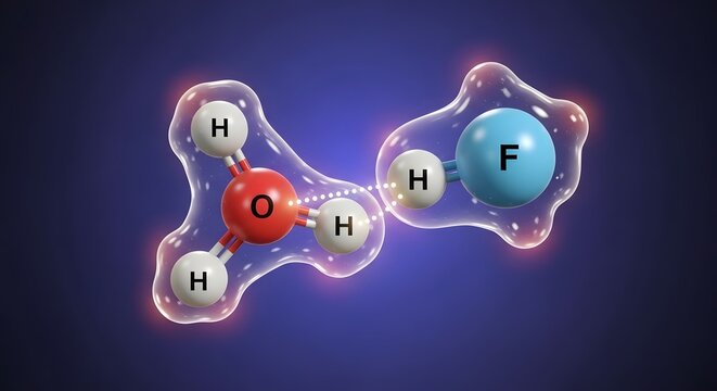 Molecular structure of fluoromethanol