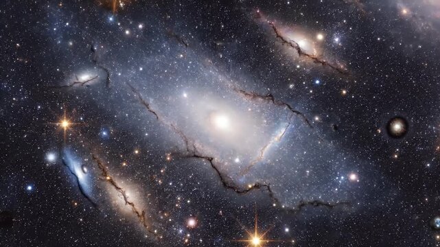 Stunning Space Nebula Lights Across the Galaxy.