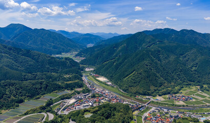 Mountain Village Nestled in the Valleys of Tottori © Arakawa27