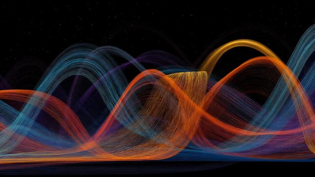 Seamless loop retracement overlap visualization, quantitative market confluence analysis.