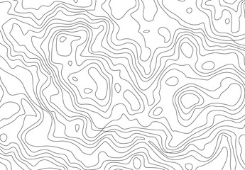 topographic contour lines pattern abstract terrain map background geographic texture design © Abdul