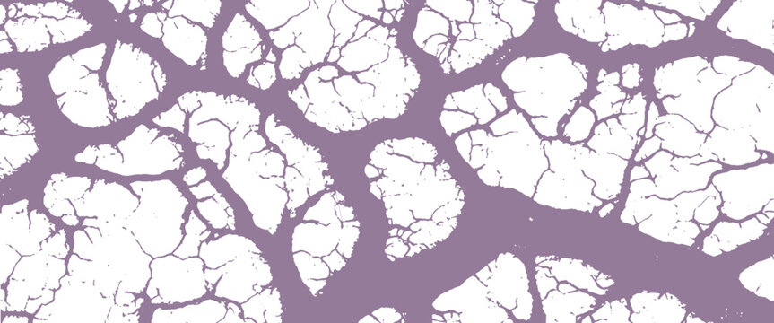 Abstract purple organic branching pattern
