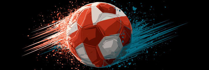 Naklejka premium England soccer banner. England football wallpaper. Dynamic national football team poster