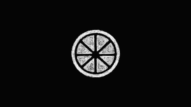 Sketch lime icon animation - smooth progressive reveal