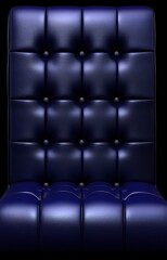 Fototapeta premium Luxurious Purple Leather Upholstery Chair