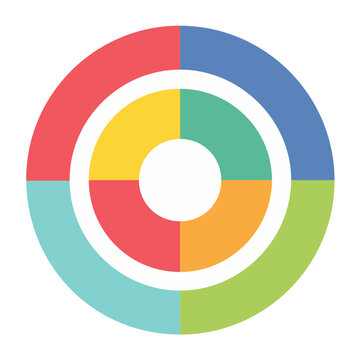 Flat color wheel design