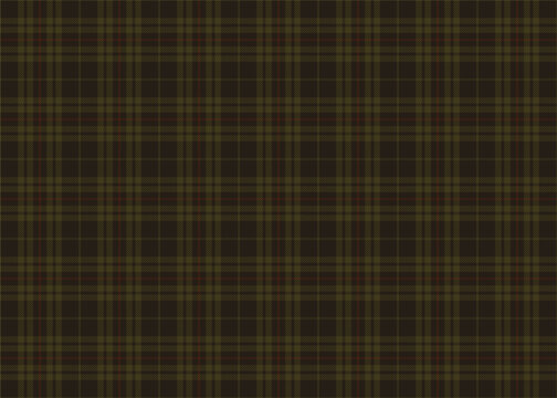 Dark academia plaid seamless pattern, vintage dark green and charcoal gray tartan check background for winter clothing
