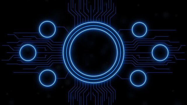 Hand tapping digital AI hologram interface for artificial intelligence business process automation data analysis autonomous workflow orchestration and futuristic technology..