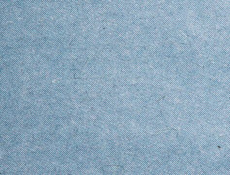 Macro Newspaper Print Paper With Light Blue Halftone