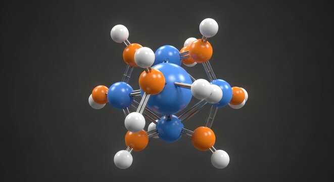 Molecular Structure of a Chemical Compound.
