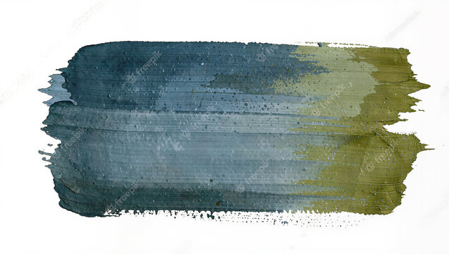 Vibrant brush strokes in calming blue and green hues