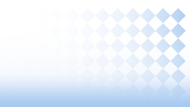 Pale Blue diamond gradient pattern 16:9 vector background with copy space
