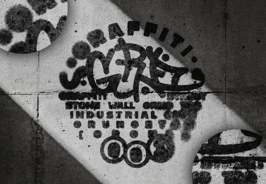 Grunge Street Concrete Text Effect For Logo And Poster Typography