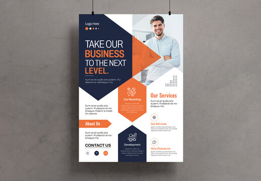 Take Our Business To The Next Level Flyer Template