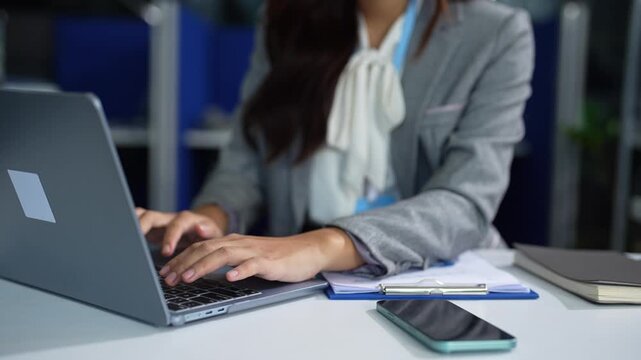 Project manager working and update tasks with milestones progress planning and professional investor working new start up project in the office.