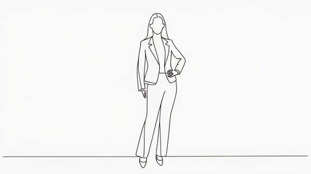 woman walking in black and white motion sequence storyboard