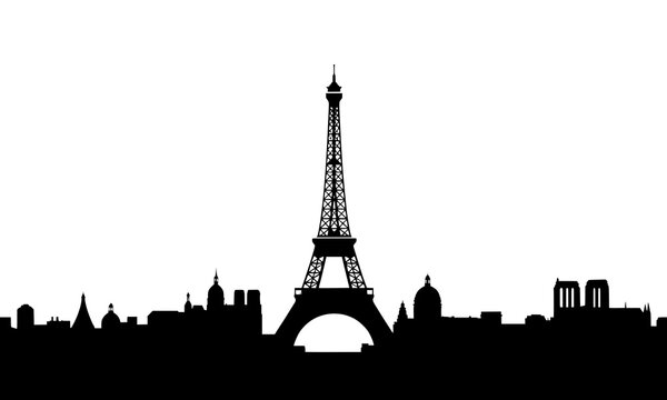 Eiffel Tower icon featuring the iconic Paris landmark with elegant architectural details. Clean vector design ideal for travel, tourism, city branding, heritage, and educational projects.