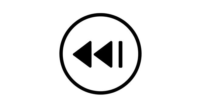 Pause button play icon symbol.