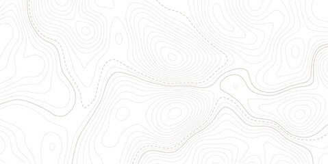 Topographic line contour map background, geographic grid map.Abstract lines background. Contour maps topo contour map on white background, Contour maps. Topo contour paper map design. © MDSOHEL