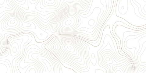 Topographic map and landscape terrain texture grid.Topographic map lines, contour background. paper texture Imitation of a geographical map shades. © MDSOHEL