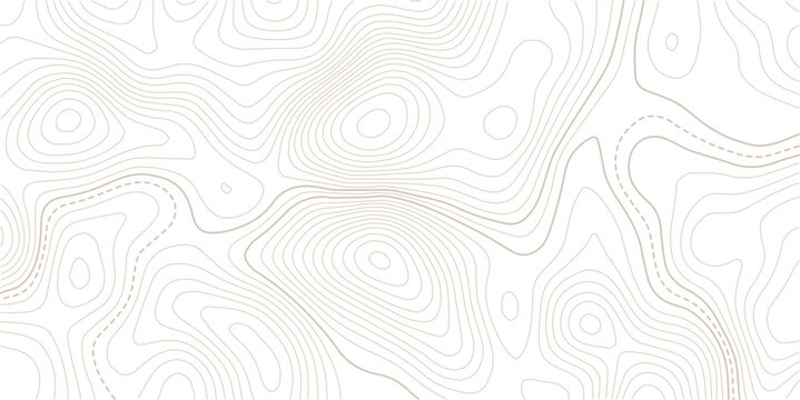 Topographic map and landscape terrain texture grid.Topographic map lines, contour background. paper texture Imitation of a geographical map shades.