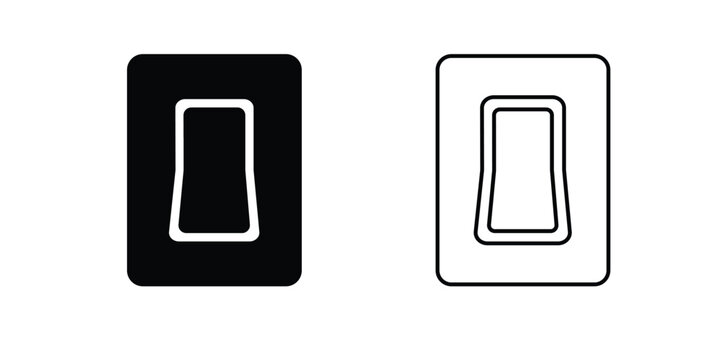 Electric switch icon, Electric switch Logo, Electric switch vector illustration
