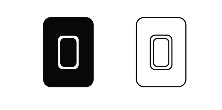 Electric switch icon, Electric switch Logo, Electric switch vector illustration