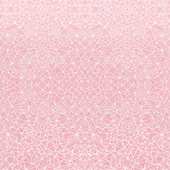 Fototapeta premium Pink geometric web pattern background design.