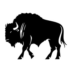 Stylized Wild Bison Icon © Nga