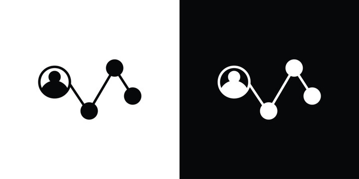 Affiliate marketing icon symbols clipart flat designs