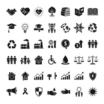 Black icons on white background.