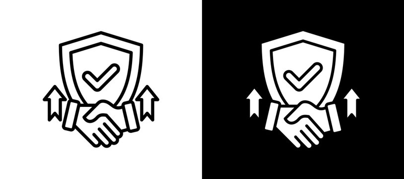 Trust Building lineglyph icon