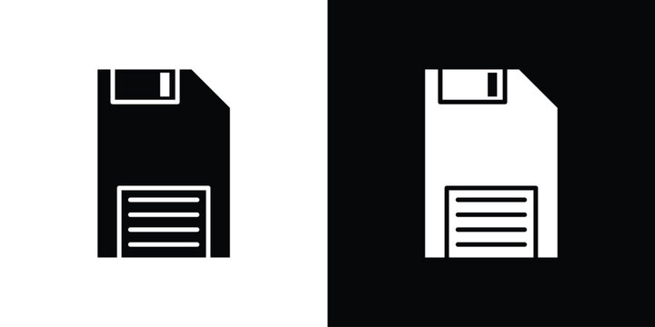 Floppy disk icon symbols clipart flat designs