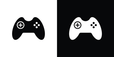 Gamepad icon symbols clipart flat designs © Xevier